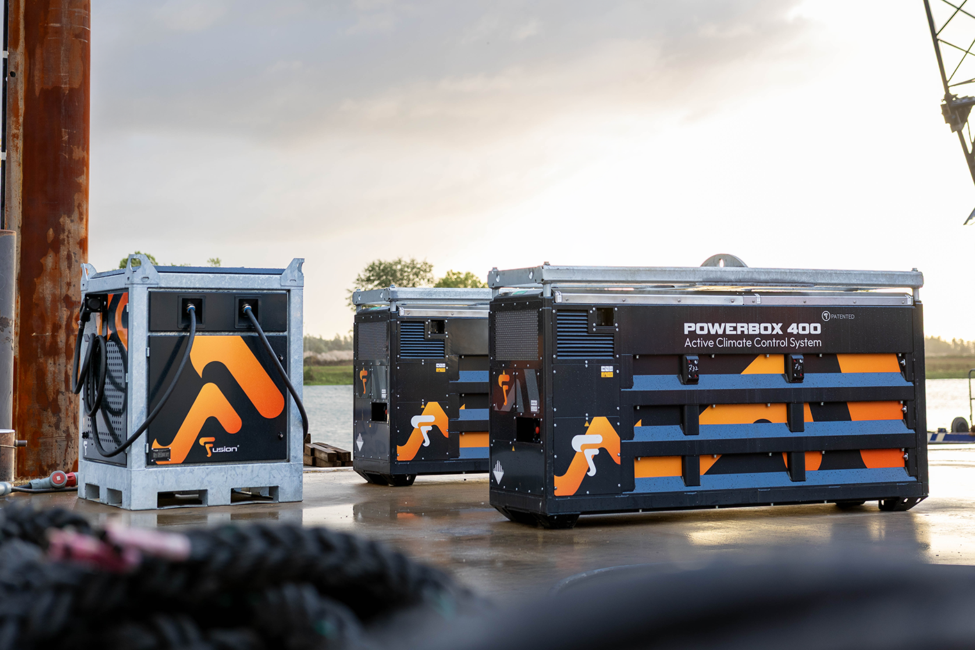Laadinfra producten Powerbox 400 en Fieldmaster DC